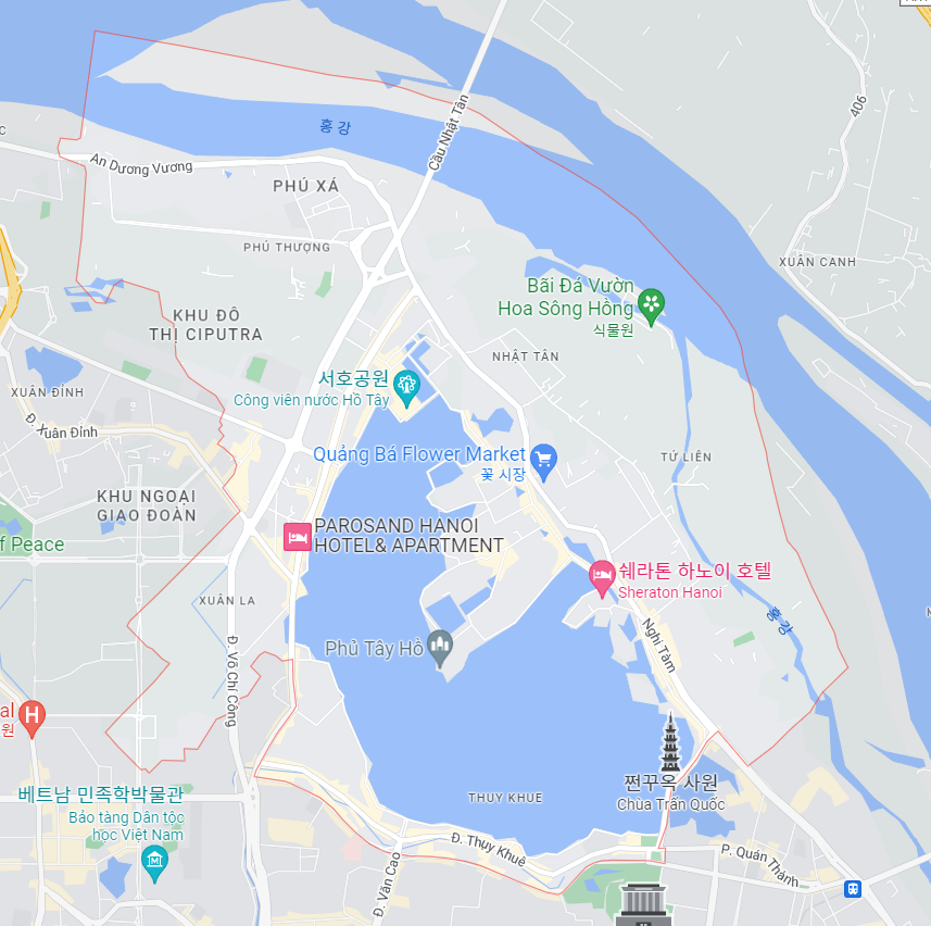 하노이 지도